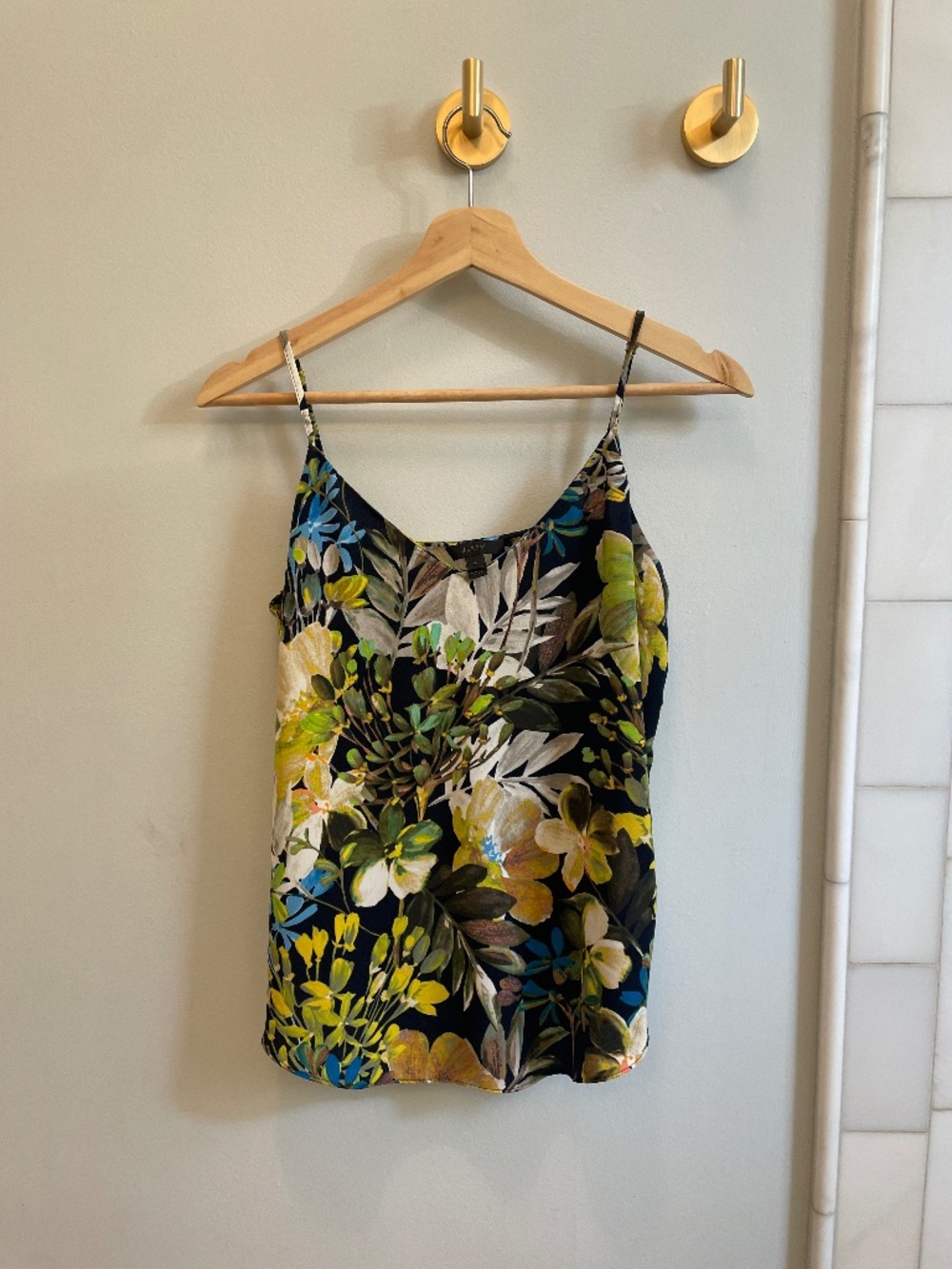 J Crew camisole in floral print